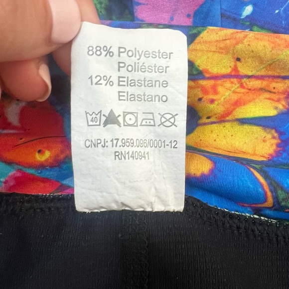 Dona Jo Skort Size 2 Large Blue Multi Athletic Tennis Pickleball - Picture 8 of 9